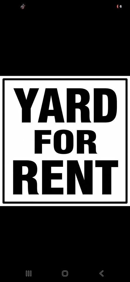 Yard for rent